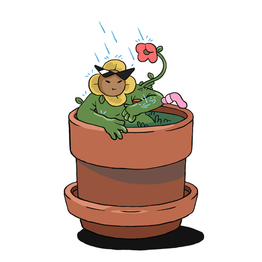 A Flower in the Storm - Print
